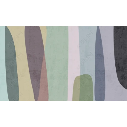 Fototapet fara imbinari Dream Shapes Abstract Minimalist Premier Decor