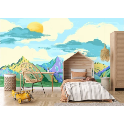 Fototapet fara imbinari Watercolor World Premier Decor