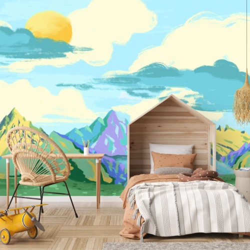 Fototapet fara imbinari Watercolor World