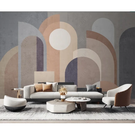Fototapet fara imbinari Dream Modern Minimalist Morandi Premier Decor