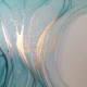 Fototapet fara imbinari Dream Saturated Turquoise With Golden Waves Fototapet fara imbinari Dream Saturated Turquoise With Golden Waves