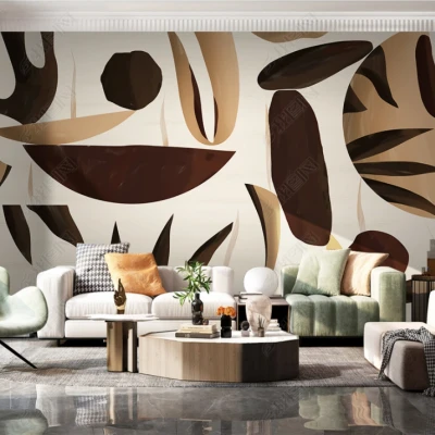 Fototapet fara imbinari Dream Hand Drawn Botanical Exotic Premier Decor