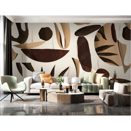 Fototapet fara imbinari Dream Hand Drawn Botanical Exotic Premier Decor