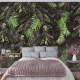 Fototapet fara imbinari Dream Dark Amazon Leaves