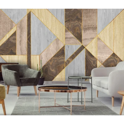 Fototapet fara imbinari  Abstraction Marble Panels Premier Decor