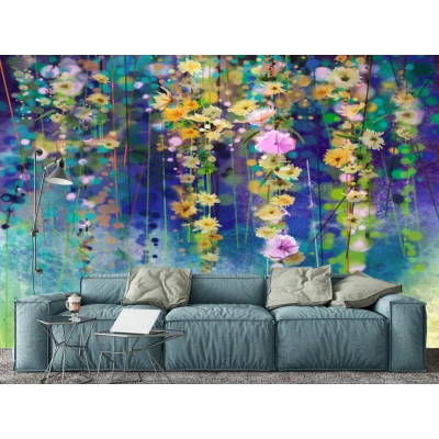 Fototapet fara imbinari Dream Painted Flowers Premier Decor