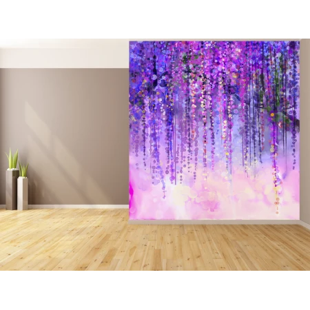 Fototapet fara imbinari Dream Magical Lilac Flowers Premier Decor