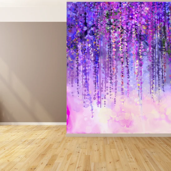Fototapet fara imbinari Dream Magical Lilac Flowers