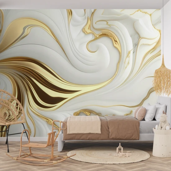 Fototapet fara imbinari Golden Wave Fototapet fara imbinari Golden Wave