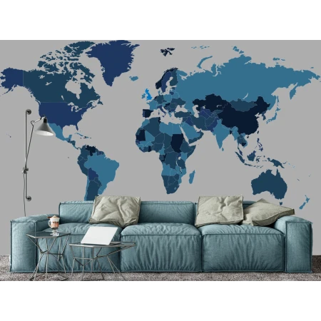 Fototapet fara imbinari Globe World Map