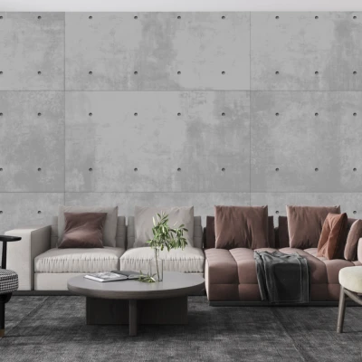 Tapet fara imbinari Cement Wall Premier Decor