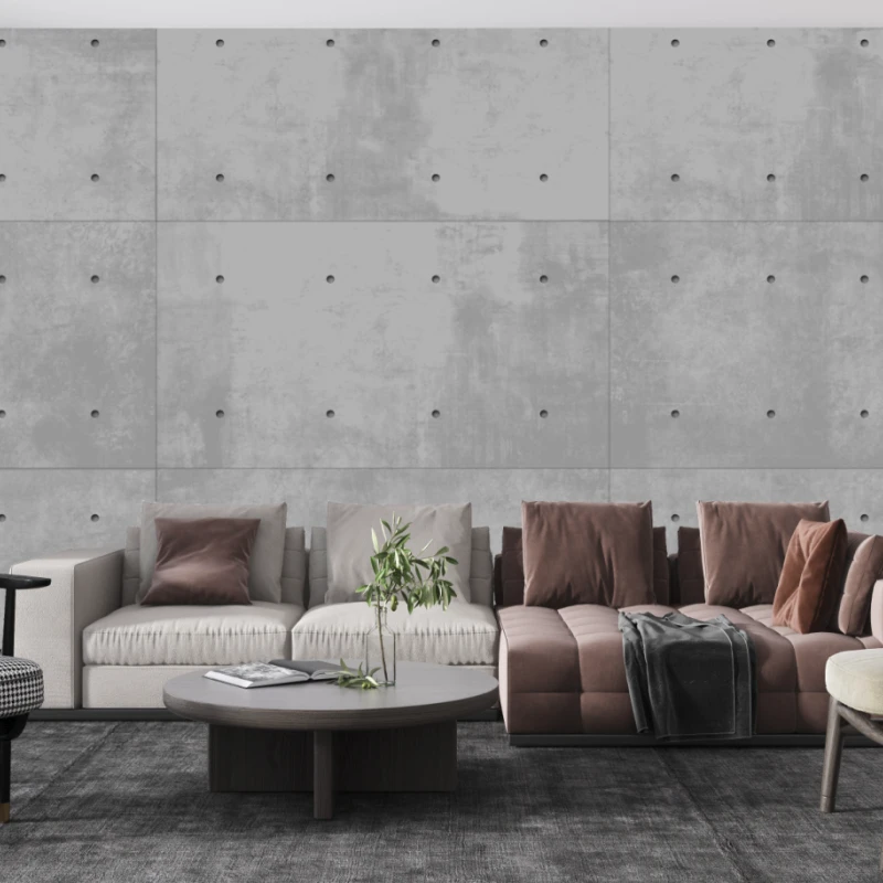 Tapet fara imbinari Cement Wall