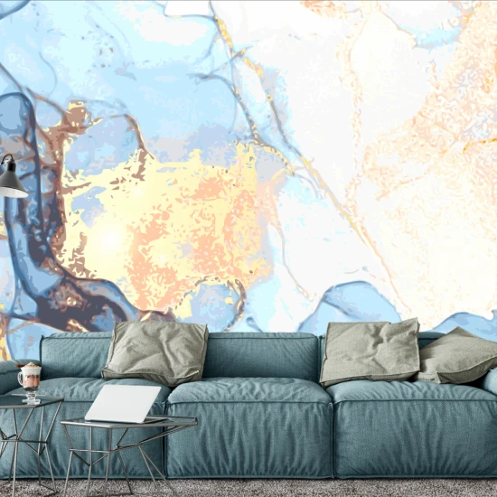 Fototapet fara imbinari Dream Luxurious Sky Blue