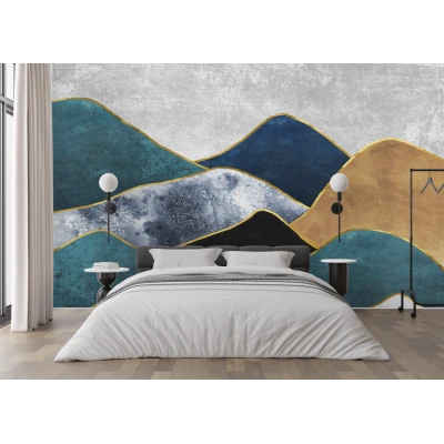 Tapet fara imbinari Dealuri Abstracte Premier Decor