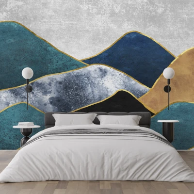 Tapet fara imbinari Dealuri Abstracte Premier Decor