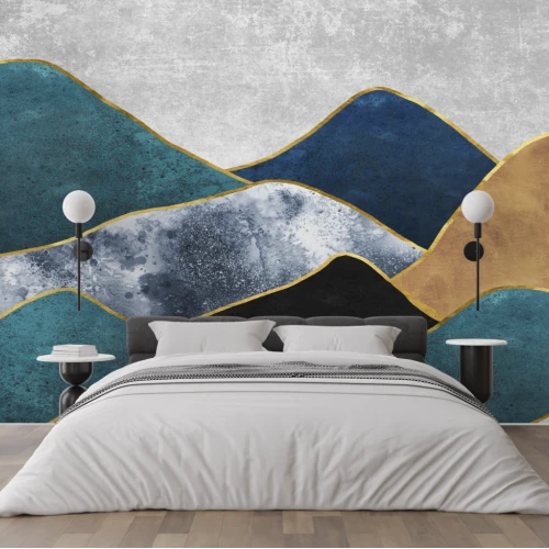 Tapet fara imbinari Dealuri Abstracte