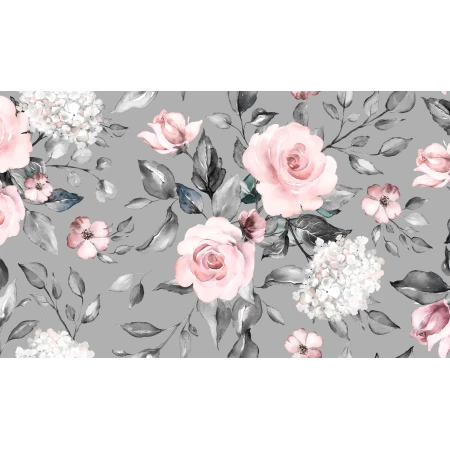 Fototapet fara imbinari Pink Rose Premier Decor