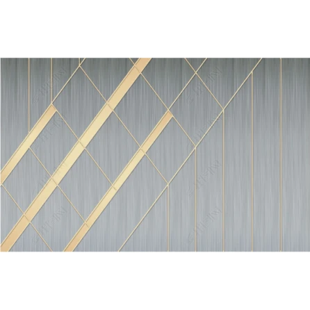 Fototapet fara imbinari Dream Abstraction Line Gold Premier Decor