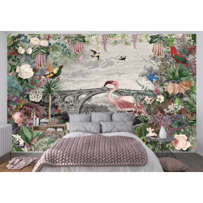 Fototapet fara imbinari Vintage Tropic Premier Decor