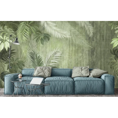 Fototapet fara imbinari Tropic Green Fresco Premier Decor