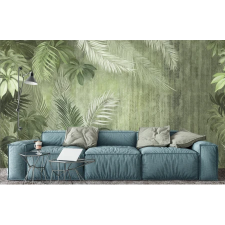 Fototapet fara imbinari Tropic Green Fresco
