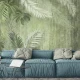 Fototapet fara imbinari Tropic Green Fresco