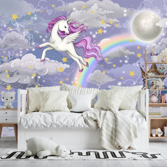 Tapet fara imbinari Magic Unicorn