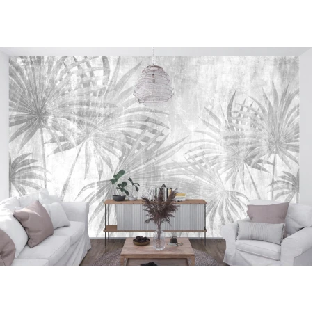 Fototapet fara imbinari Pastel Leaf Premier Decor