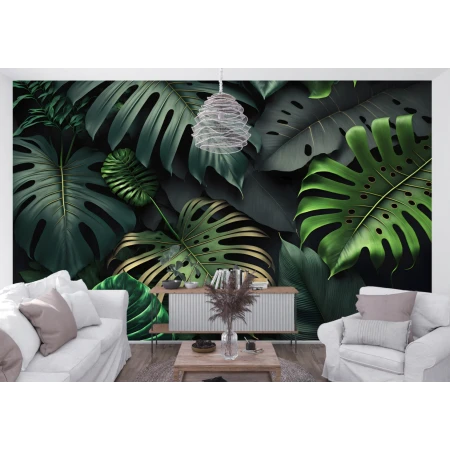 Fototapet fara imbinari Tropic Leaves Premier Decor