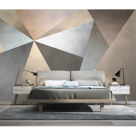 Fototapet fara imbinari Geometrics Shapes Premier Decor