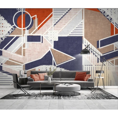 Fototapet fara imbinari Dream Geometric Art Premier Decor