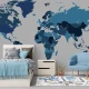 Fototapet fara imbinari Globe World Map Fototapet fara imbinari Globe World Map