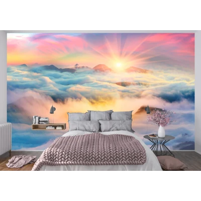 Fototapetfara imbinari Morning Dawn Above The Clouds Premier Decor