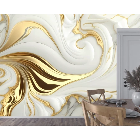 Fototapet fara imbinari Golden Wave