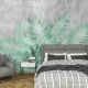 Fototapet fara imbinari The Misty Tropical Leaves