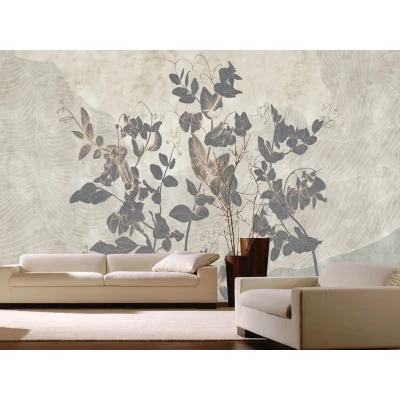 Fototapet fara imbinari Darkened Leaves Premier Decor