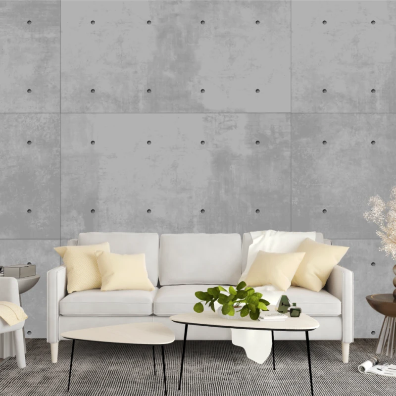 Tapet fara imbinari Cement Wall