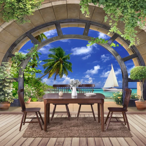 Fototapet fara imbinari Sea View