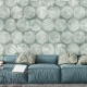 Fototapet fara imbinari Abstract Soft Green