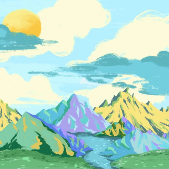 Fototapet fara imbinari Watercolor World Fototapet fara imbinari Watercolor World