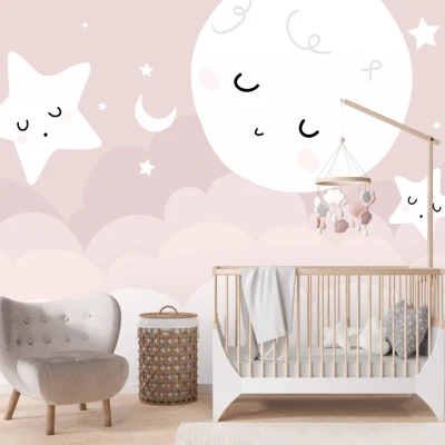 Fototapet fara imbinari Pink Dream Premier Decor