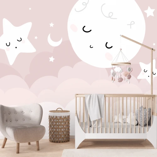 Fototapet fara imbinari Pink Dream