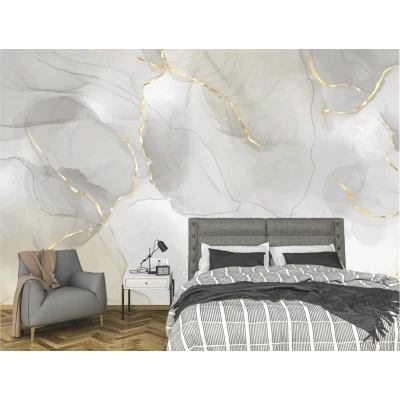 Fototapet Abstract Waves - O Piesă de Artă Fluidă pentru Interioare Moderne Premier Decor