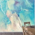 Fototapet fara imbinari Dream Water Watercolor Abstraction