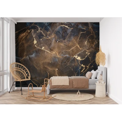Fototapet fara imbinari Dream Black Galaxy Fluid Art Premier Decor