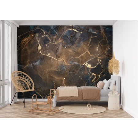 Fototapet fara imbinari Dream Black Galaxy Fluid Art Premier Decor