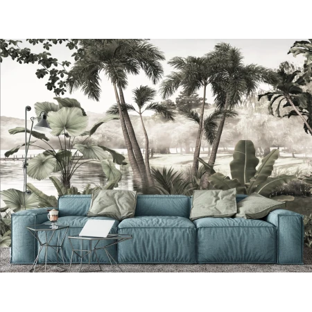 Tapet fara imbinari Jungle Lake Premier Decor