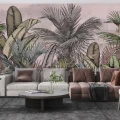 Tapet fara imbinari Tropical Paint