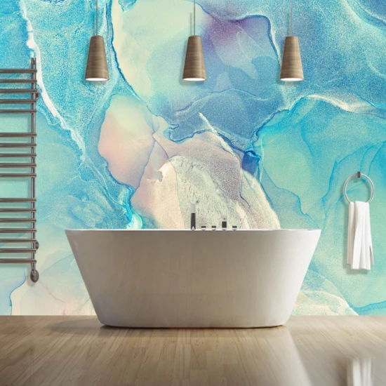 Fototapet fara imbinari Dream Water Watercolor Abstraction