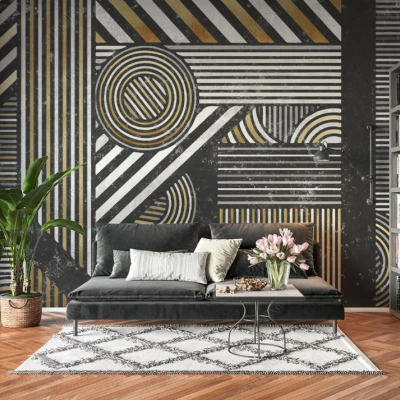 Fototapet fara imbinari Dream Oriz Geometric Premier Decor